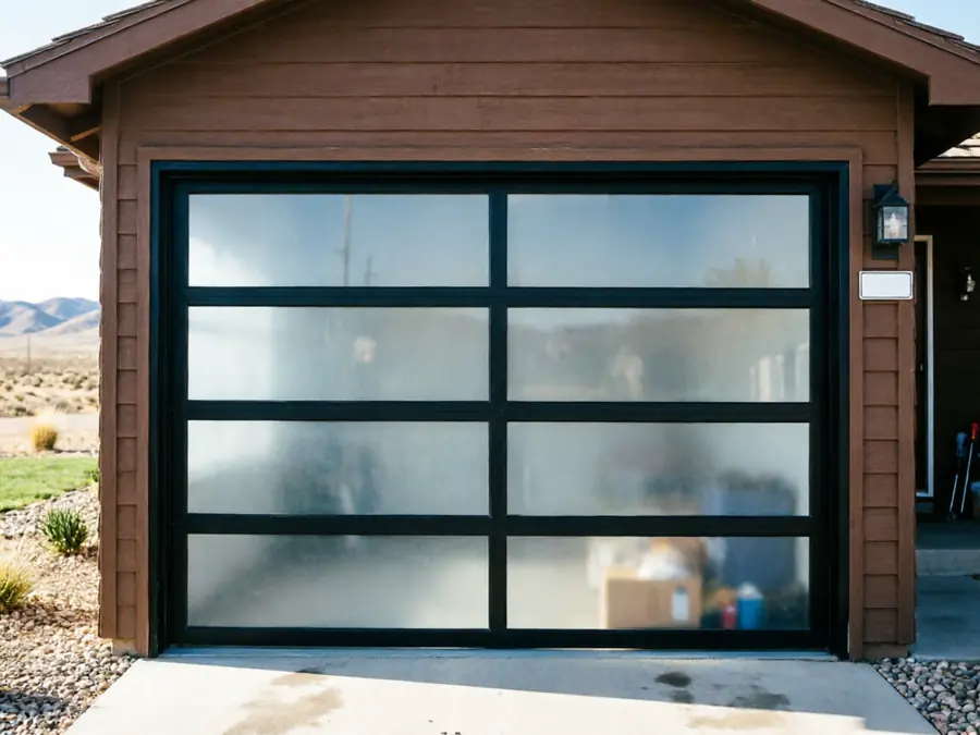 Residential garage door in Meridian